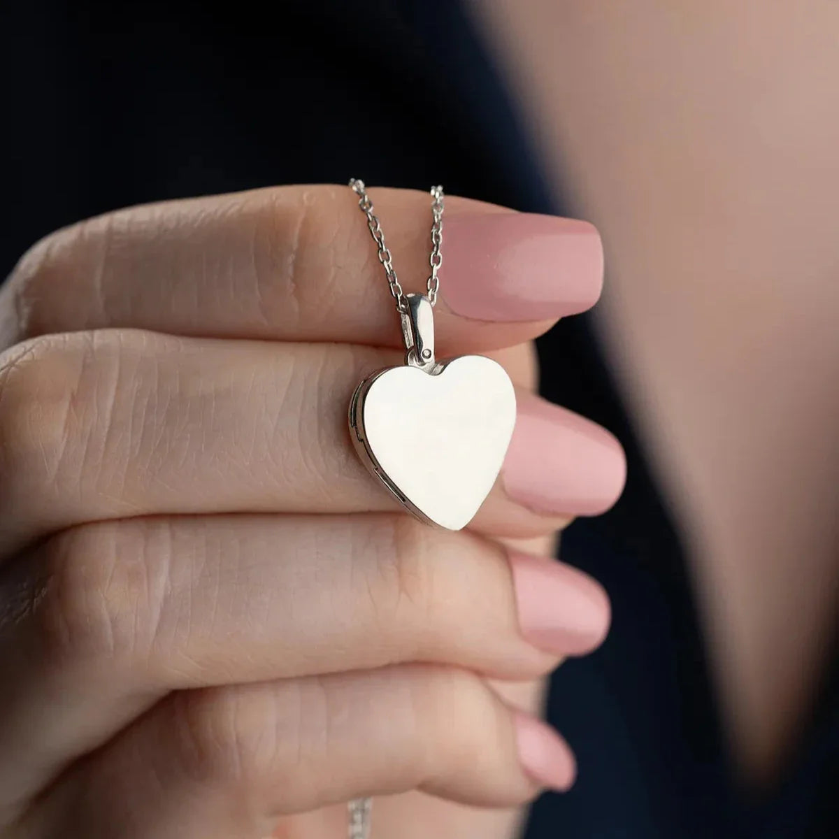 KORALL HJÄRTA KRAGE | 925 SILVER