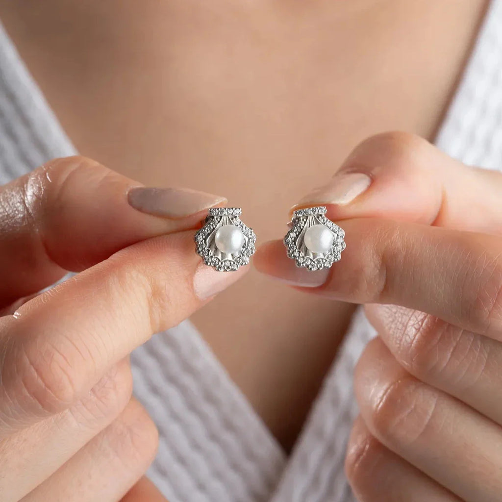 PÄRLOR & ZIRCONIA ÖRHÄNGEN | 925 SILVER