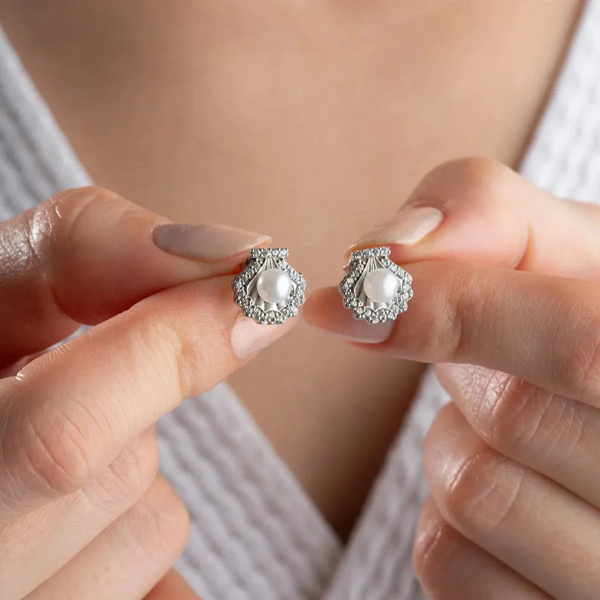 PÄRLOR & ZIRCONIA ÖRHÄNGEN | 925 SILVER