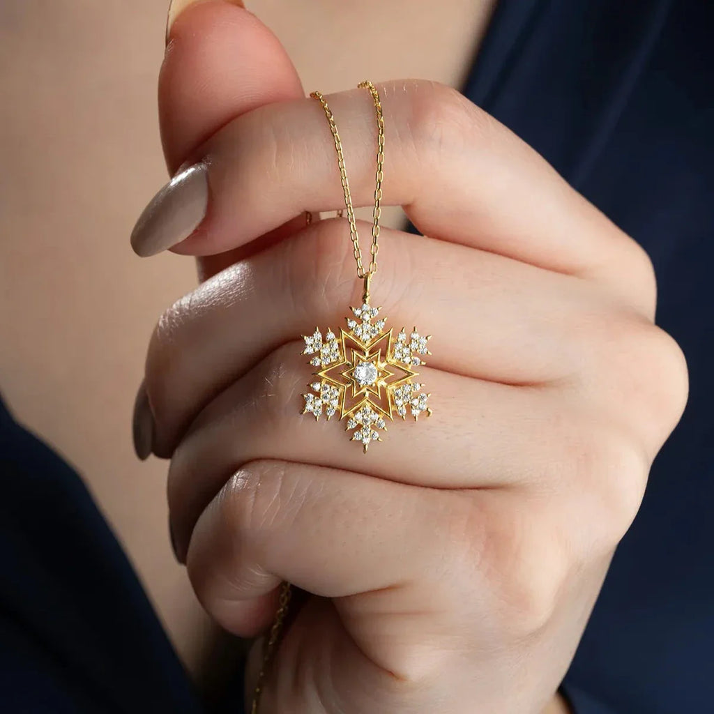 SNÖFLINGA & STJÄRN KRAGE | 925 SILVER