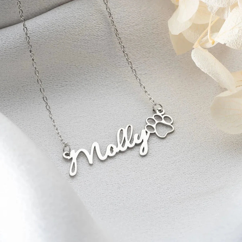 NAMNHALSBAND MED KASS | 925 SILVER