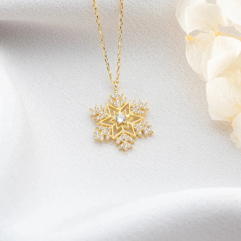 SNÖFLINGA & STJÄRN KRAGE | 925 SILVER