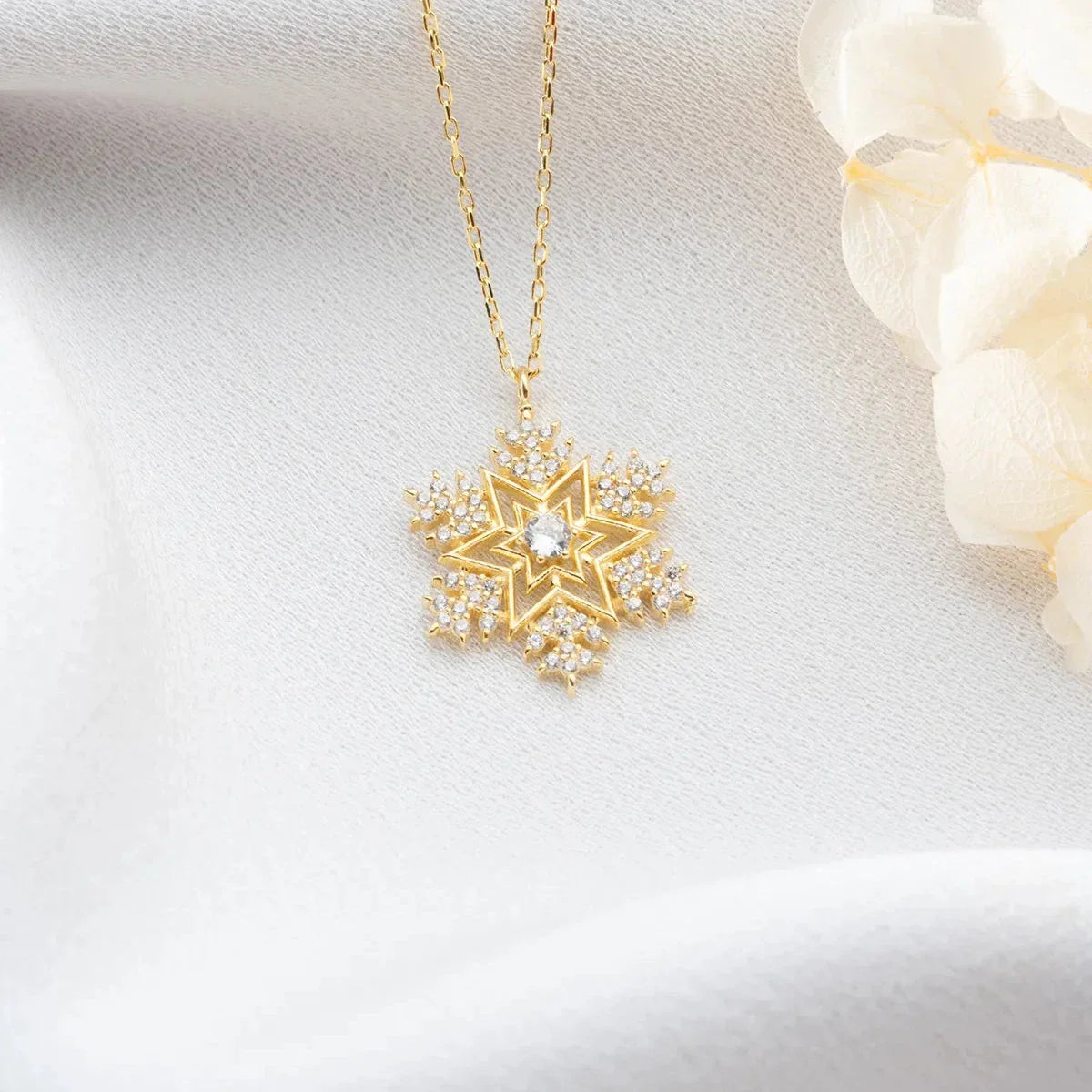 SNÖFLINGA & STJÄRN KRAGE | 925 SILVER