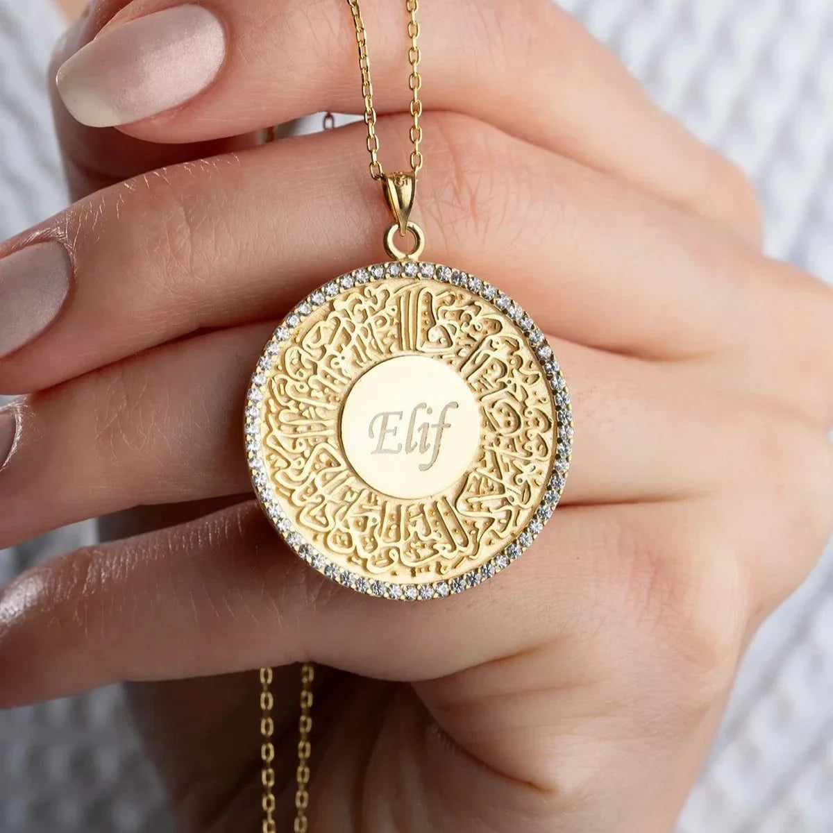 DUA GRAVERING KRAGE | 925 SILVER