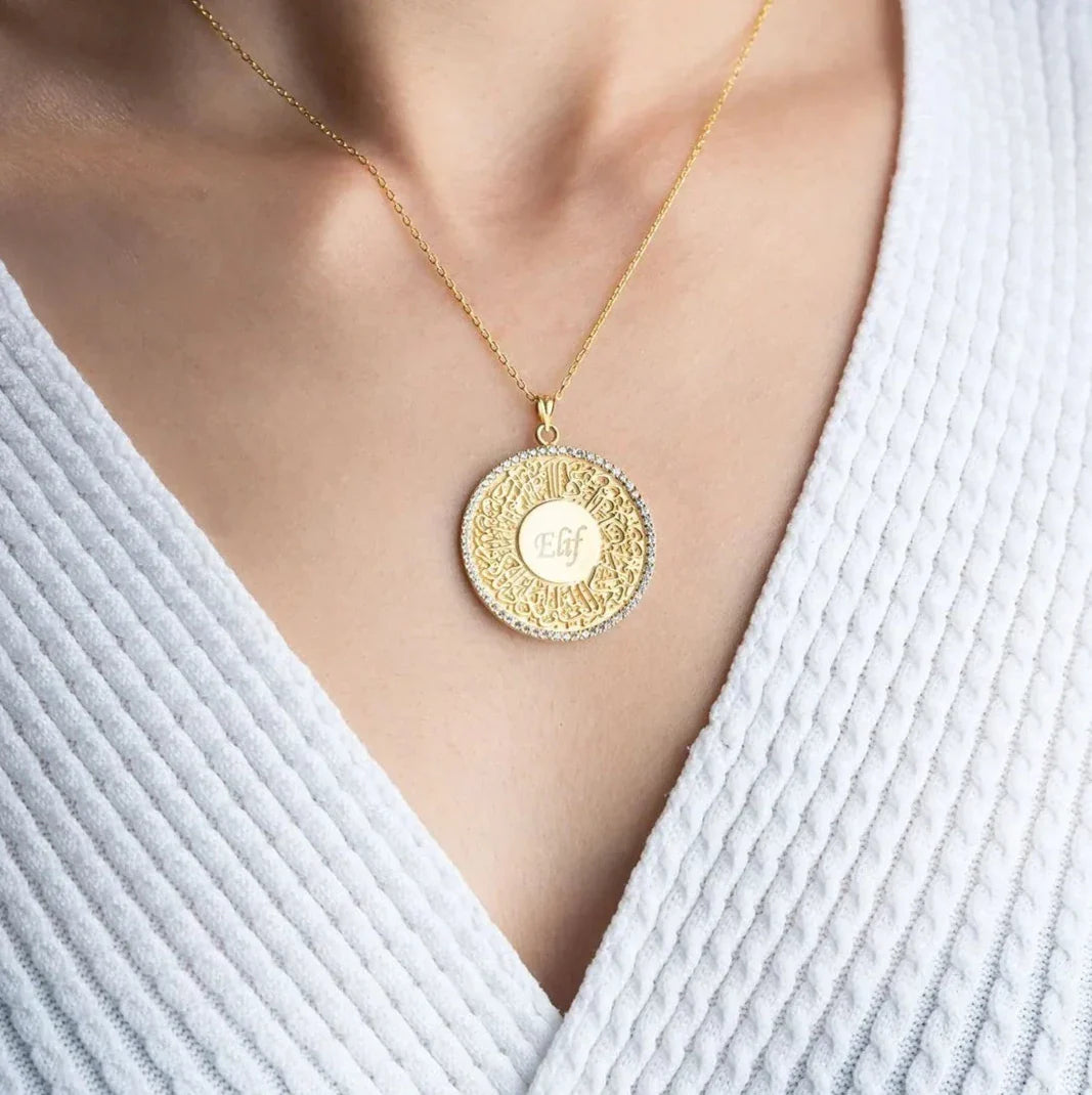 DUA GRAVERING KRAGE | 925 SILVER