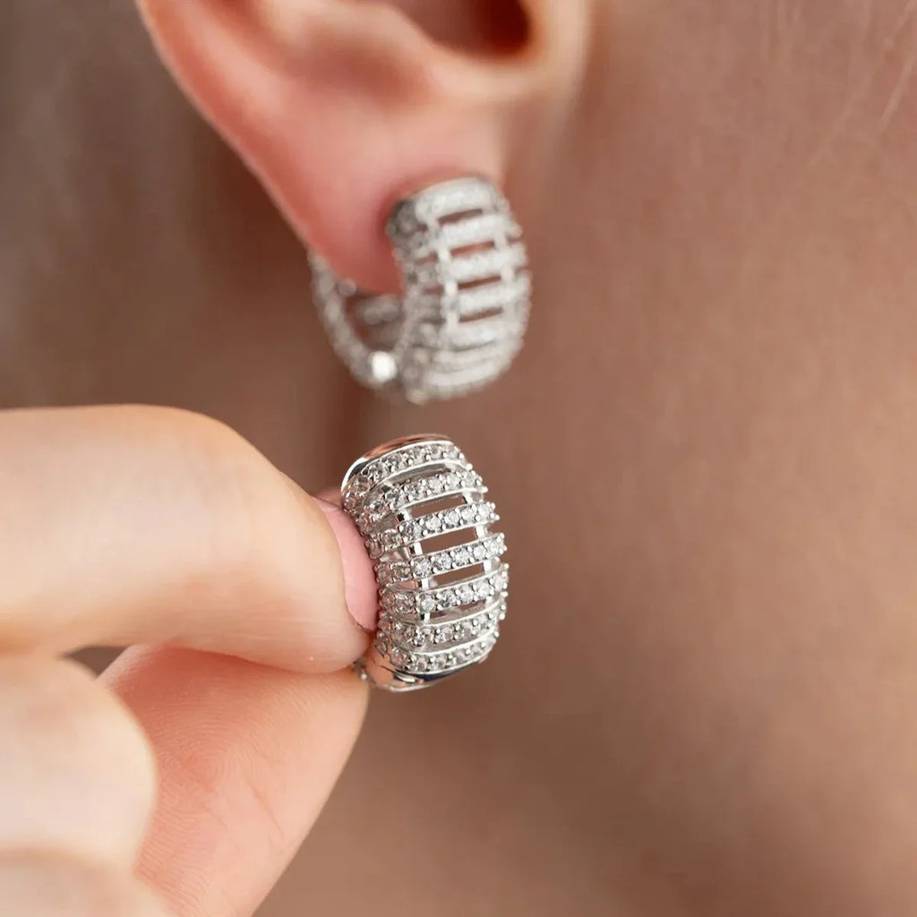 LUNAR ÖRHÄNGEN | 925 SILVER