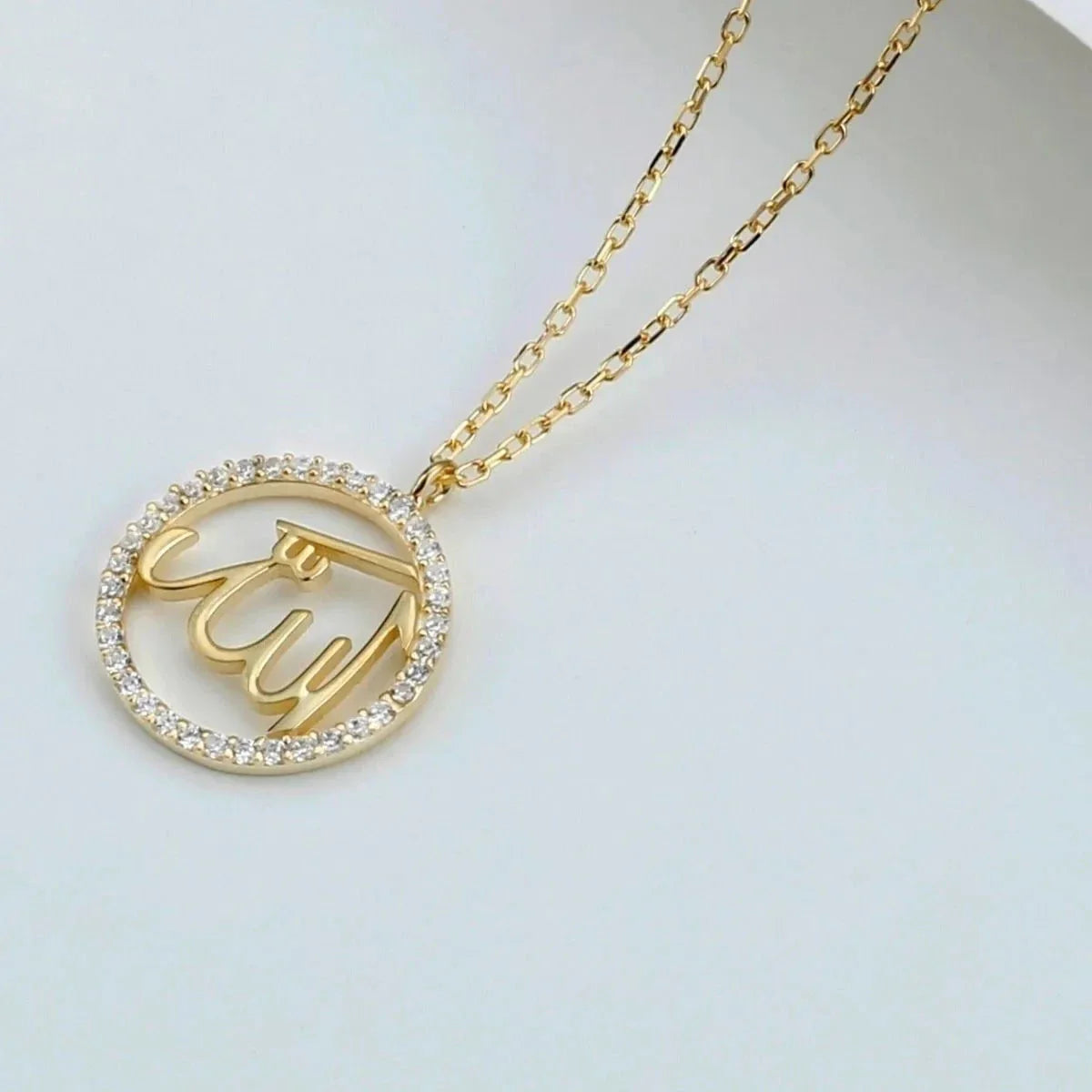 MEYS KRING MED BOKSTÄVER I ZIRKONIA | 925 SILVER