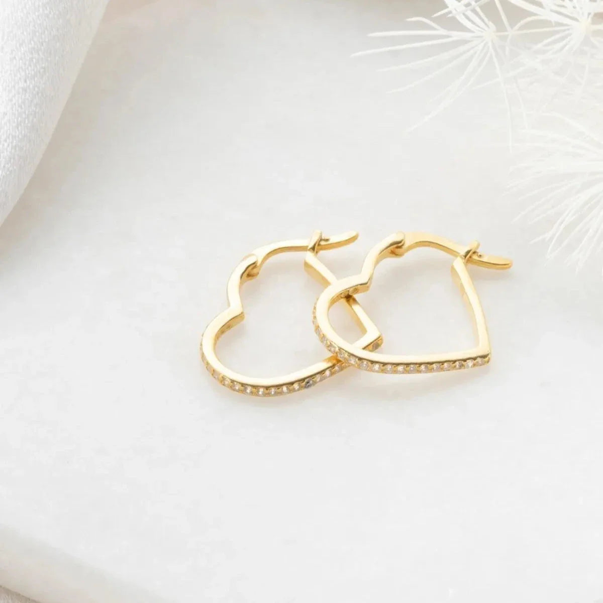 ZIRCONIA HJÄRTAÖRHÄNGEN | 925 SILVER