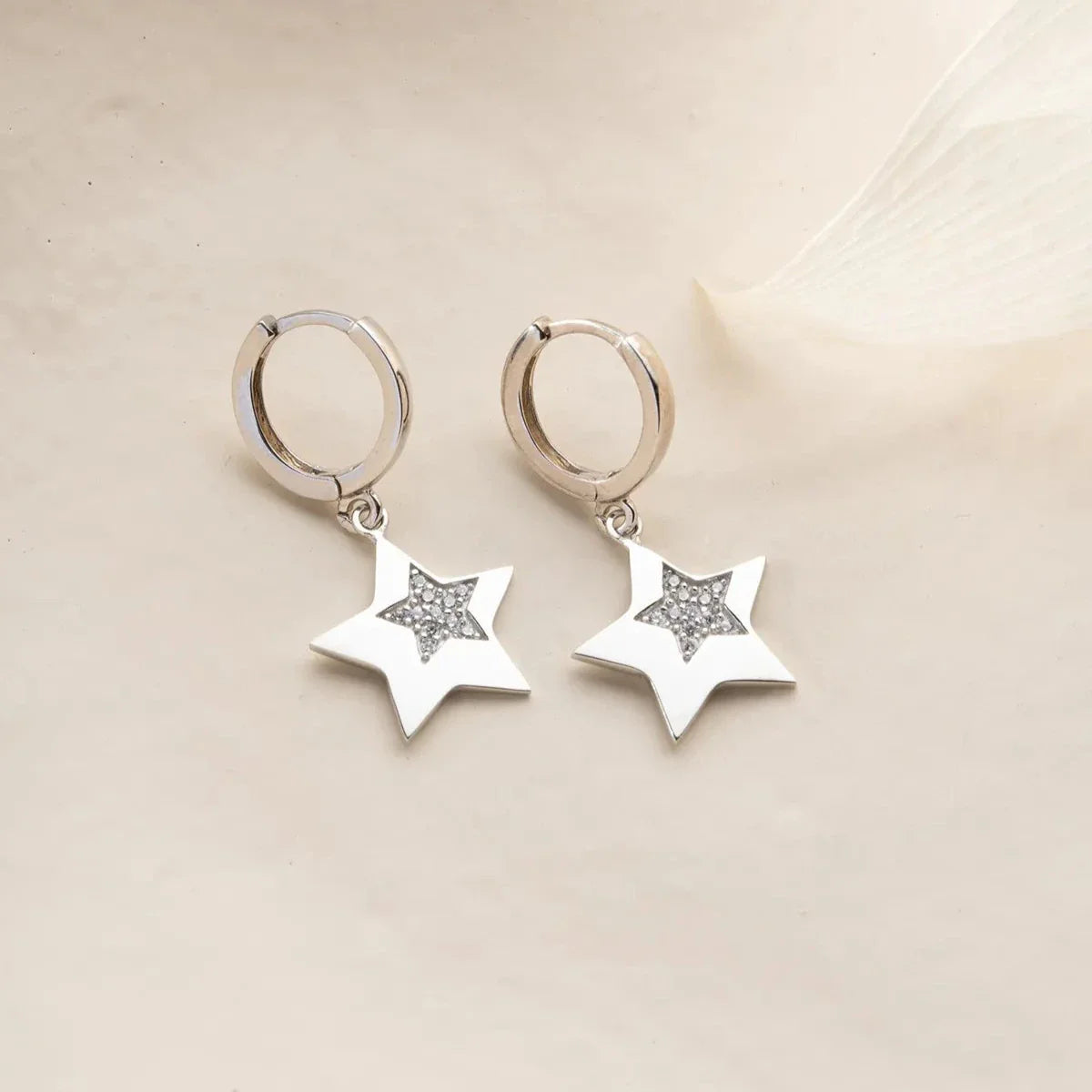 STJÄRNDUO ÖRHÄNGEN | 925 SILVER