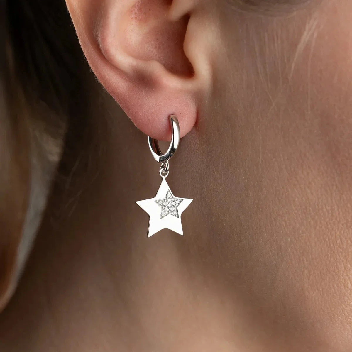 STJÄRNDUO ÖRHÄNGEN | 925 SILVER