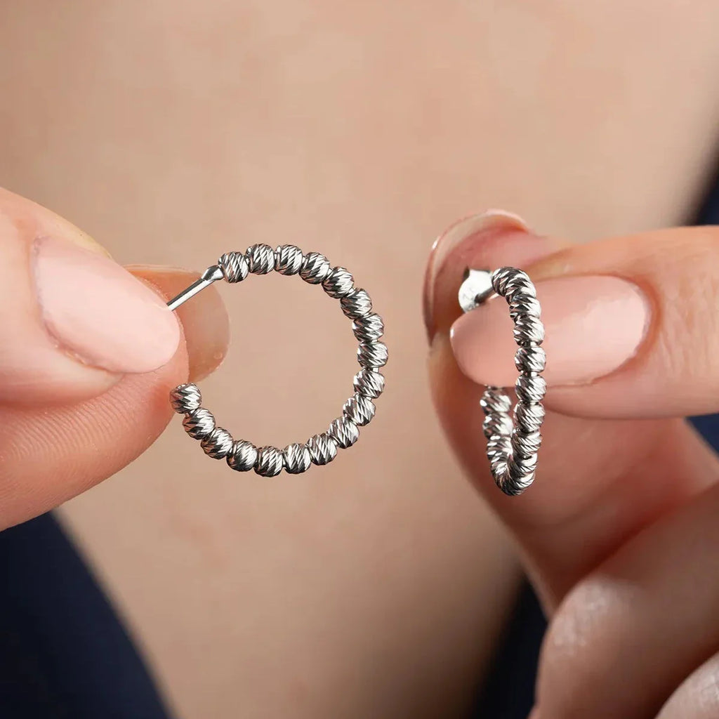 DORIKA STORA ÖRONHÄNGAR | 925 SILVER