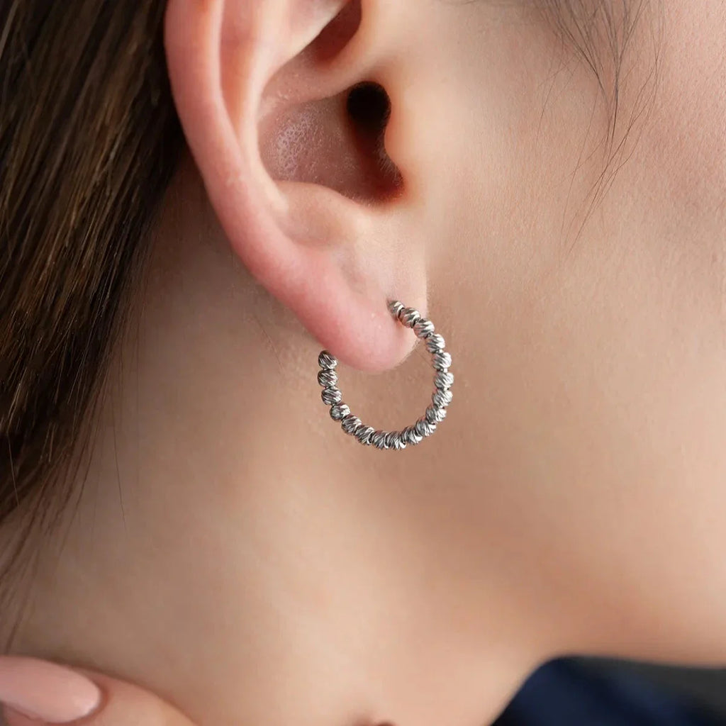 DORIKA STORA ÖRONHÄNGAR | 925 SILVER