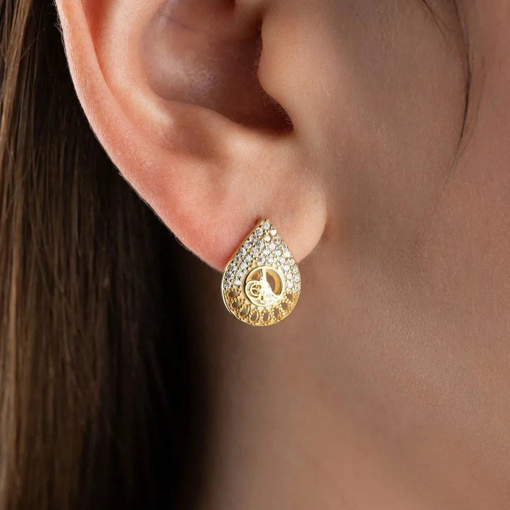 TUGRA ÖRHÄNGE | 925 SILVER