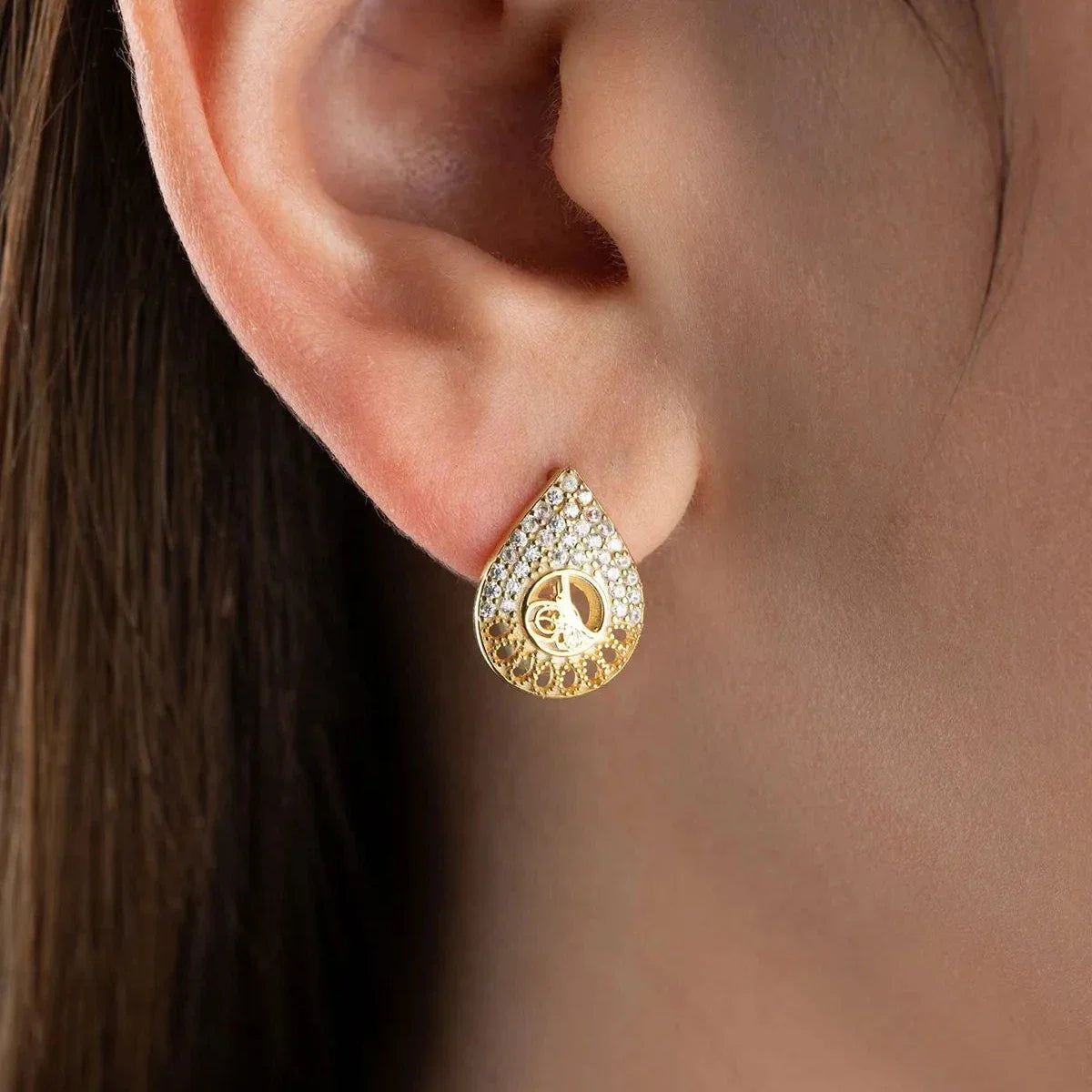 TUGRA ÖRHÄNGE | 925 SILVER