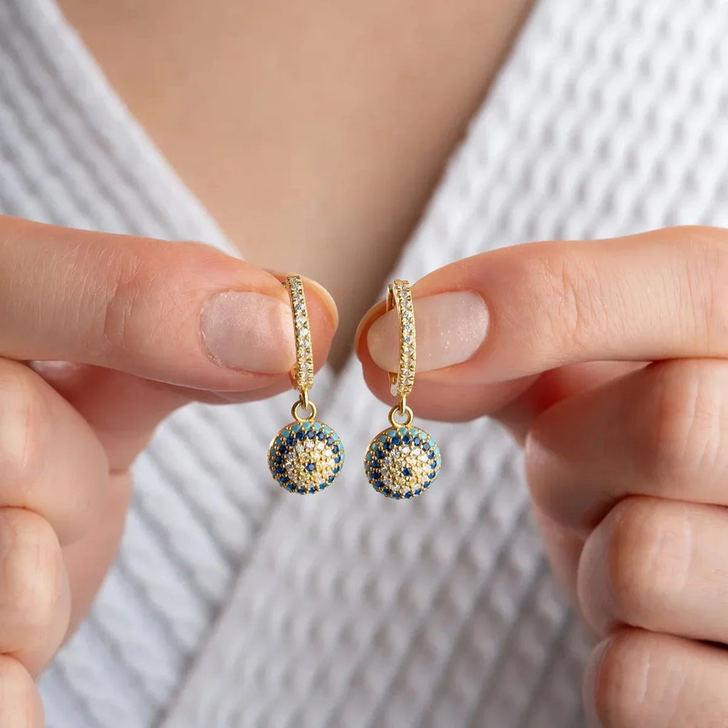 NAZAR EYE ÖRHÄNGEN | 925 SILVER