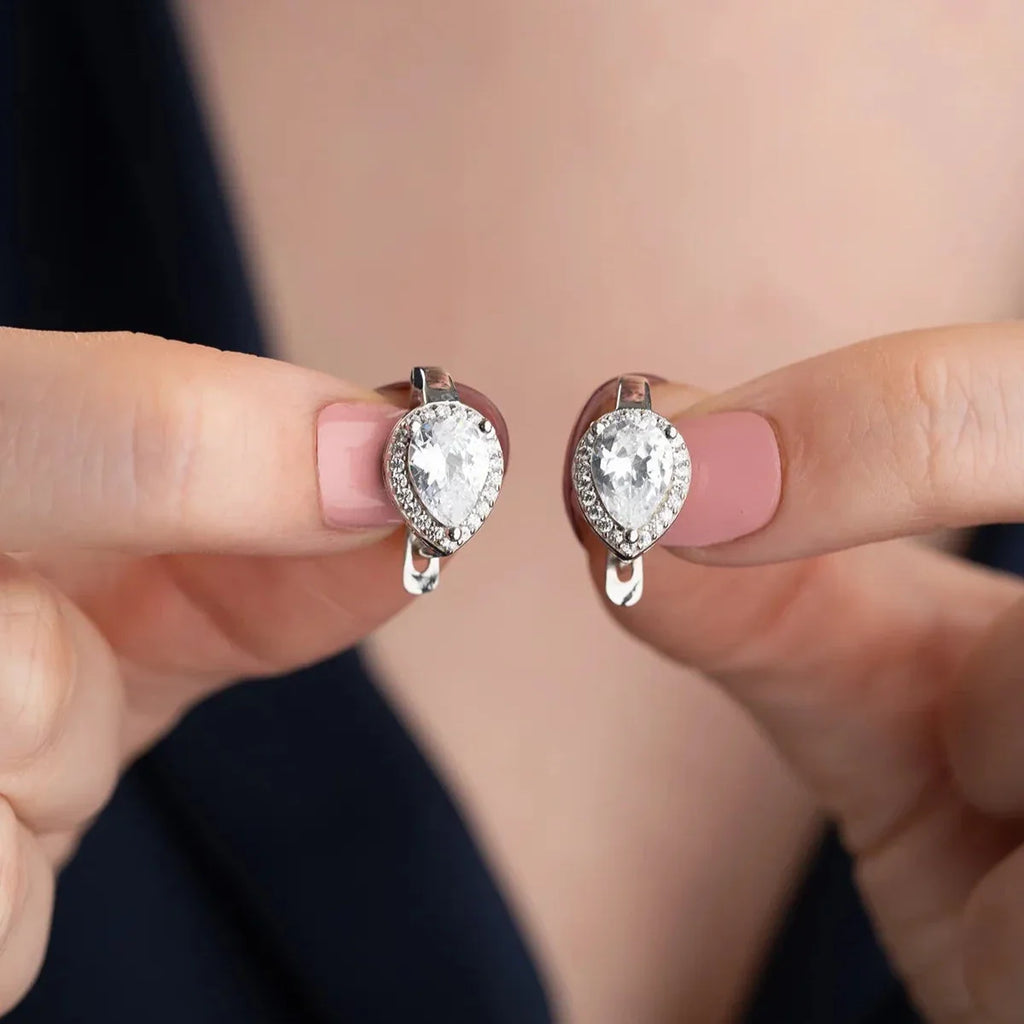 DROPPESTEN X ÖGONHÄNGNING | 925 SILVER