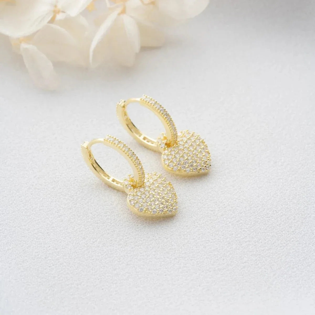 ZIRCONIA HJÄRTAÖRHÄNGEN | 925 SILVER