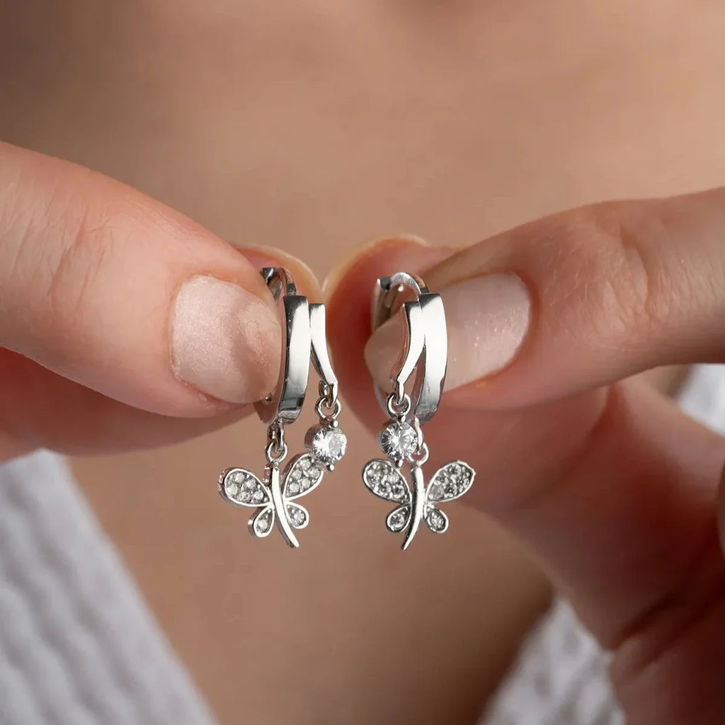 ÖRHÄNGEN DRAGONLY & ZIRCONIA | 925 SILVER