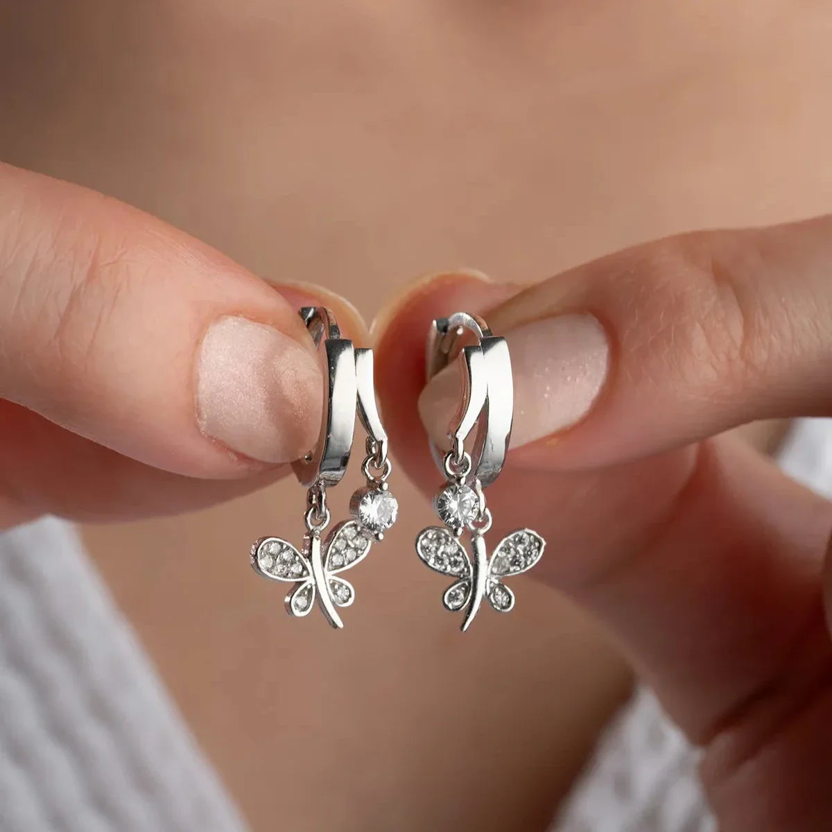 ÖRHÄNGEN DRAGONLY & ZIRCONIA | 925 SILVER