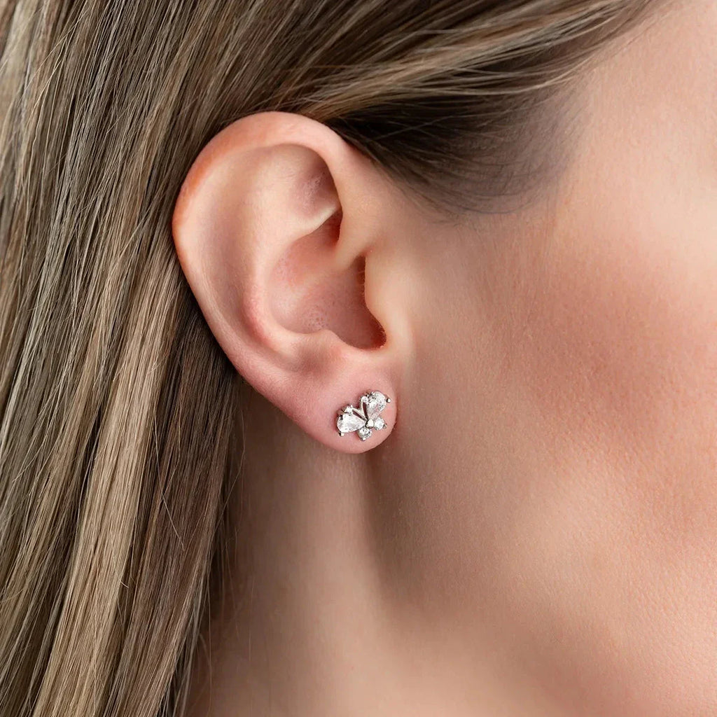 FJÄRILSBAGUETTE-ÖHANGEN | 925 SILVER