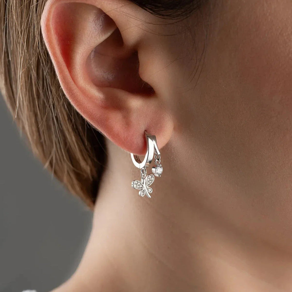 ÖRHÄNGEN DRAGONLY & ZIRCONIA | 925 SILVER