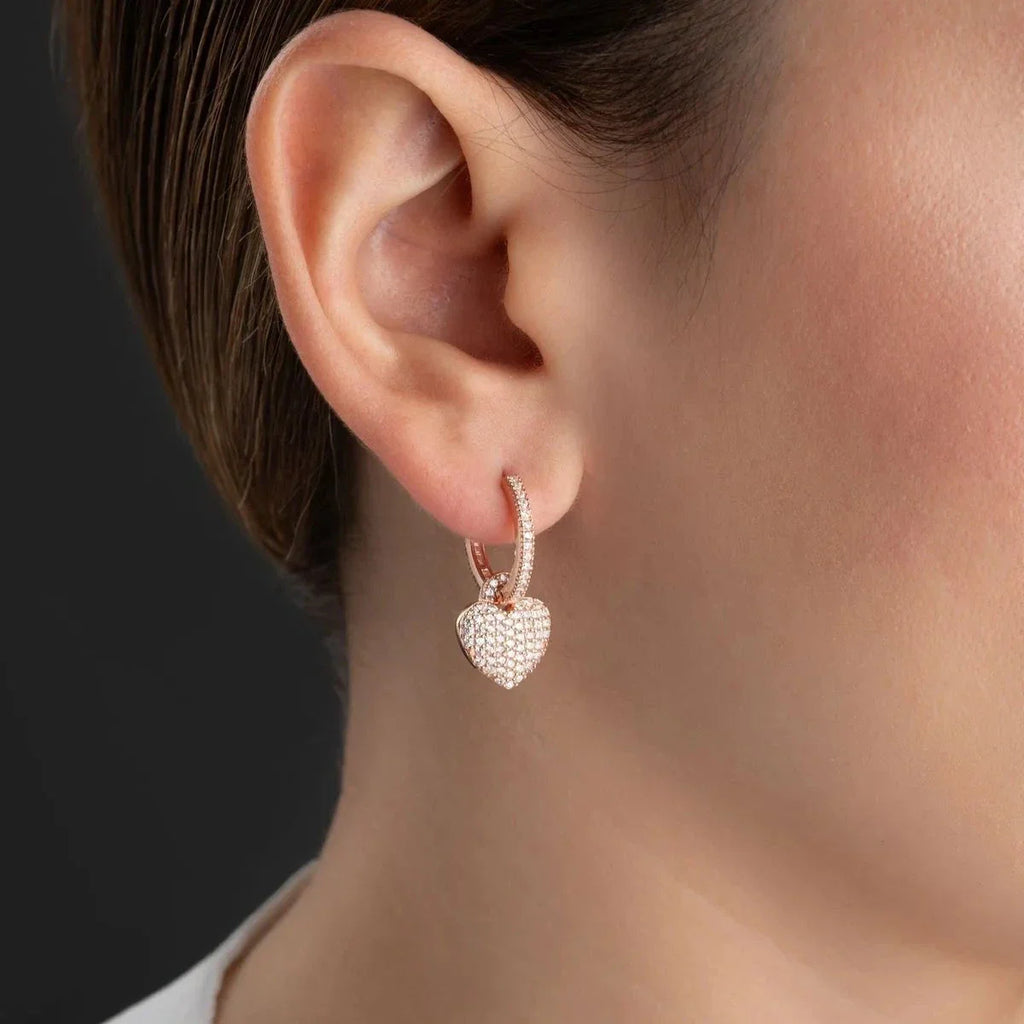 ZIRCONIA HJÄRTAÖRHÄNGEN | 925 SILVER