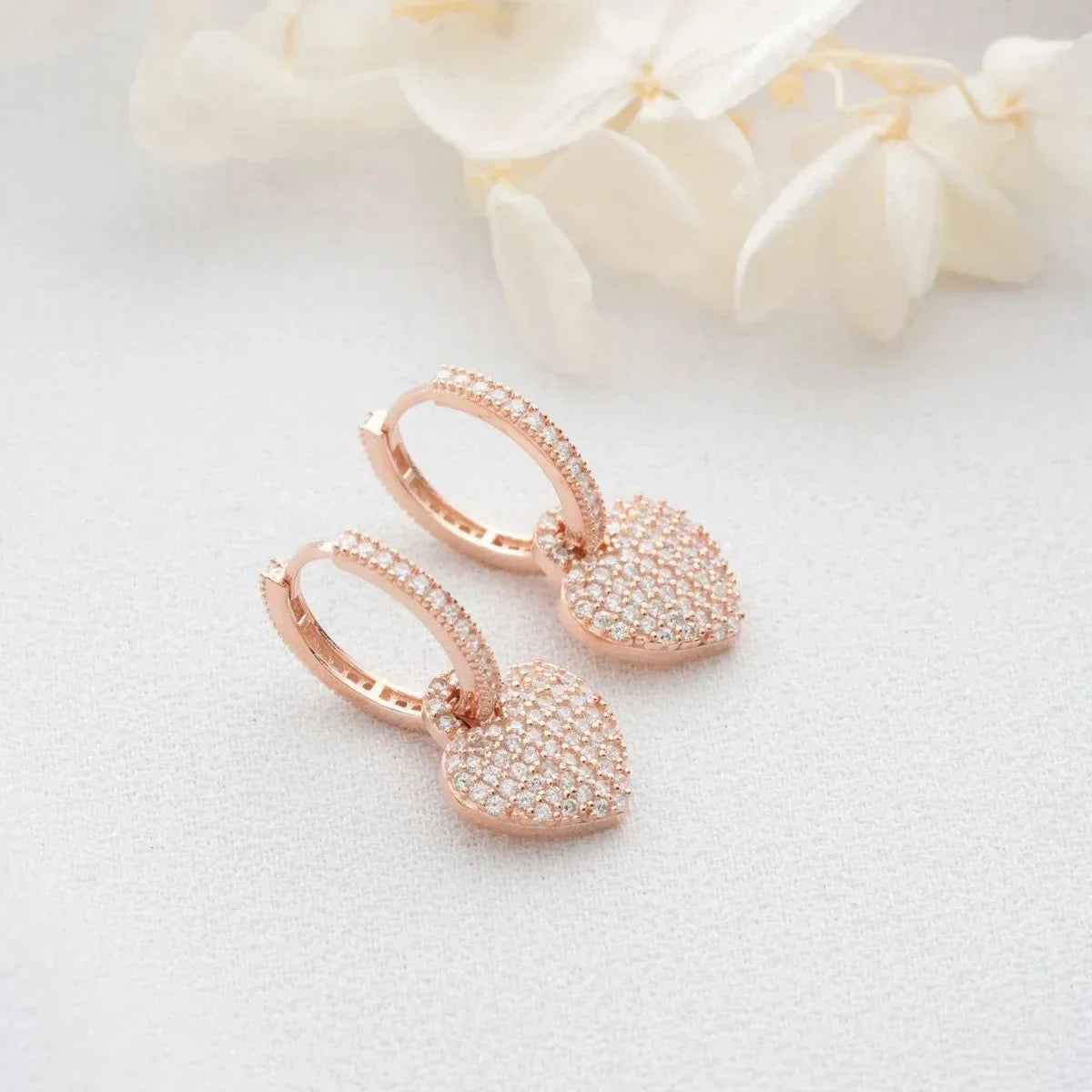 ZIRCONIA HJÄRTAÖRHÄNGEN | 925 SILVER