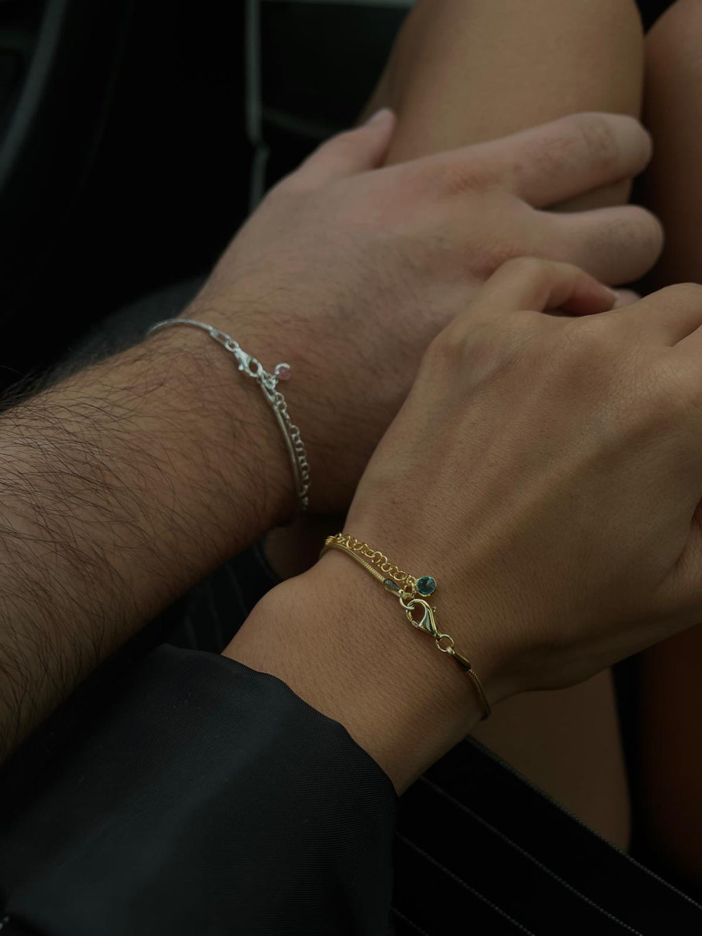 PARTNER ARMBAND MED FÖDELSESTONER | 925 SILVER