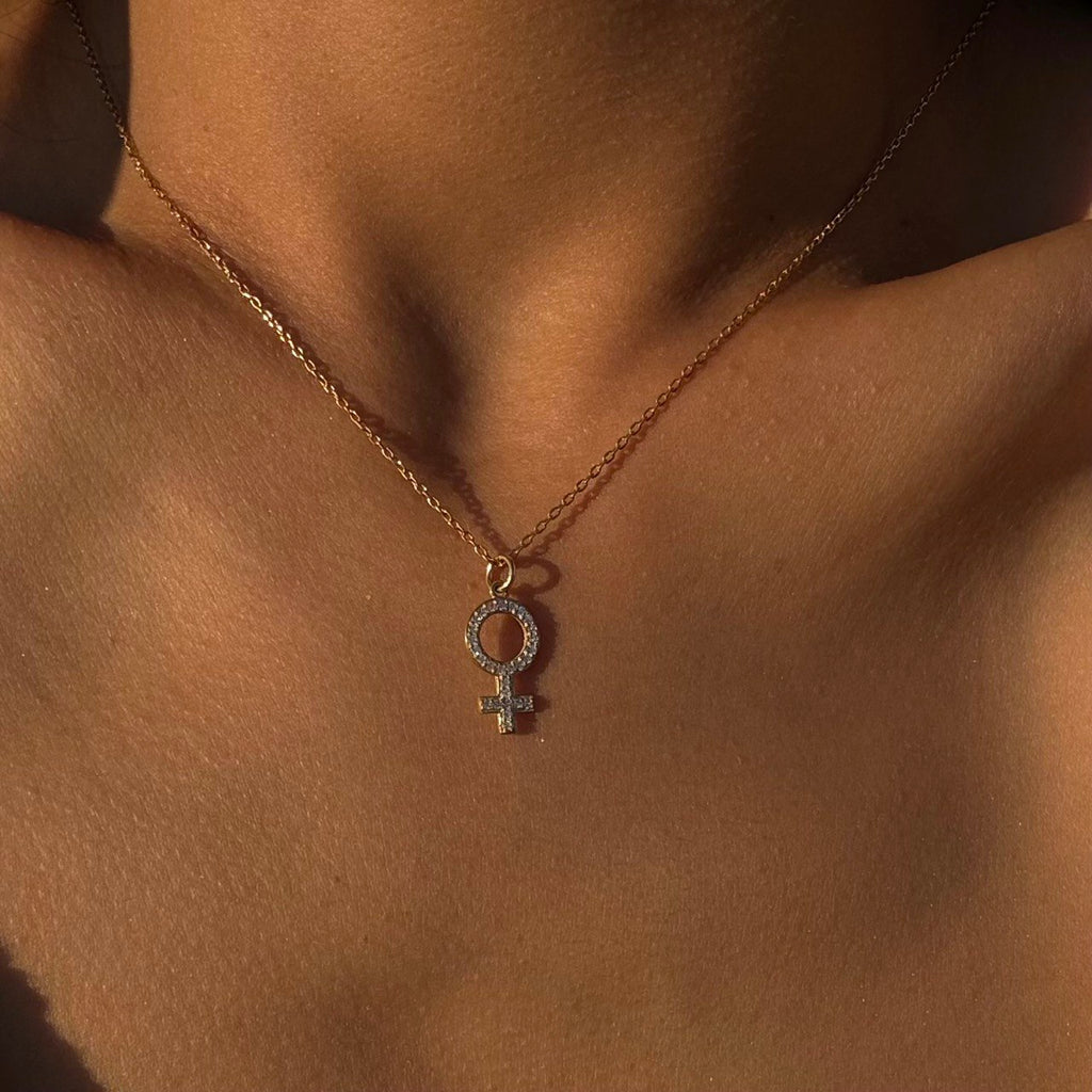 VENUS ZIRKONIA HALSHALSBAND | 925 SILVER