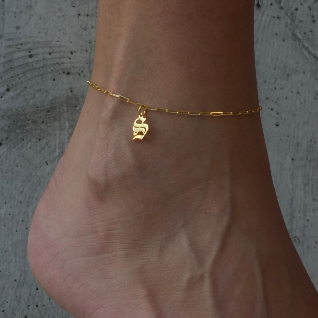 BREV ANKLET SÄLLAN | 925 SILVER