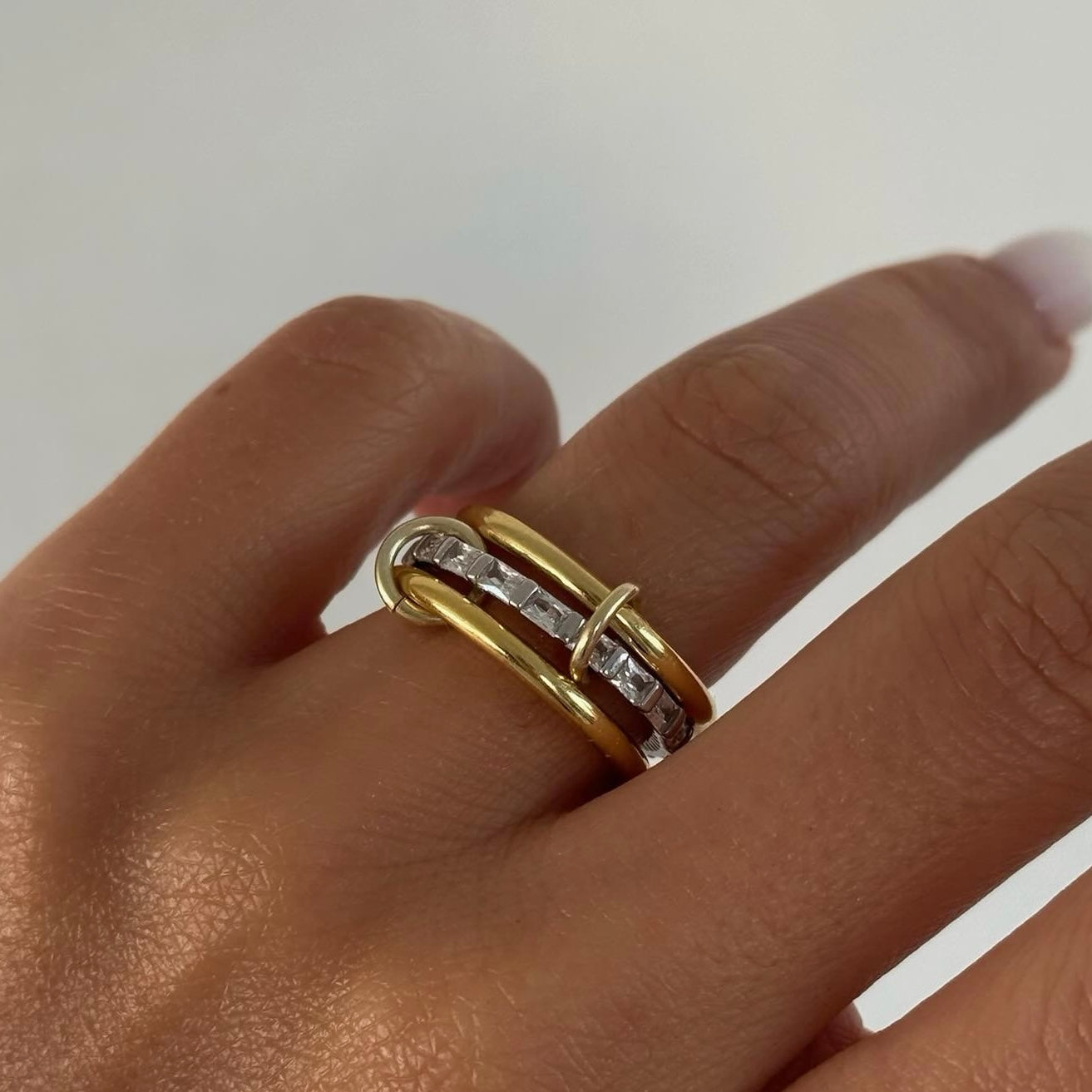 AMOUR BAGUETTE RING | 925 SILVER