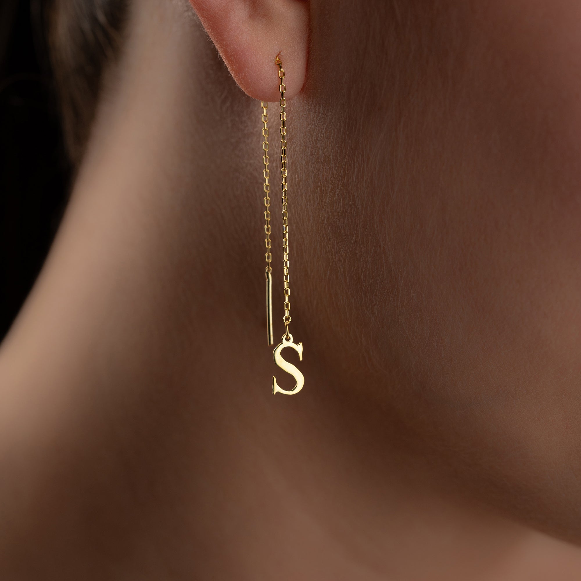 GRUNDBREV ÖRHÄNGEN | 925 SILVER