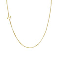 MINIMAL INITIALEN CUBIC NECKLACE (8910034862423)