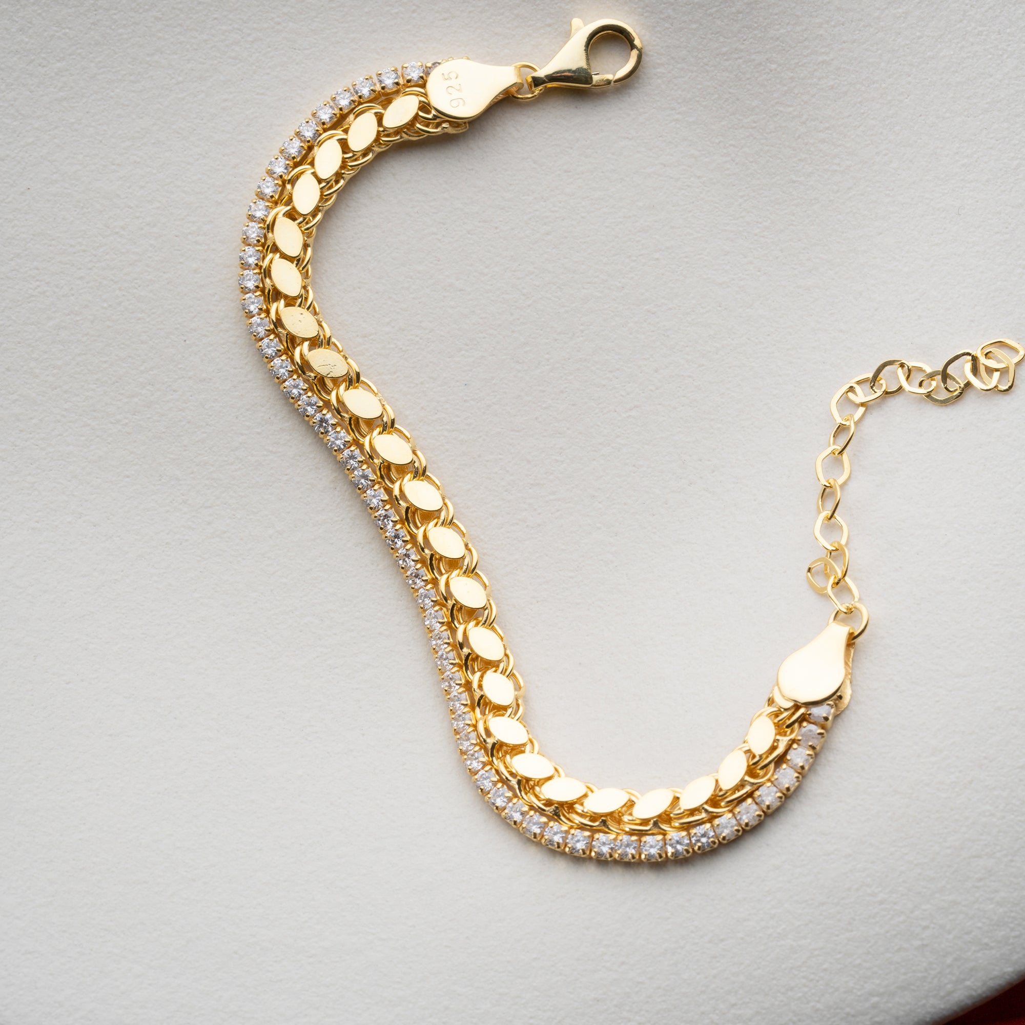 BARLEY X ICED OUT-ARMBAND | 925 SILVER