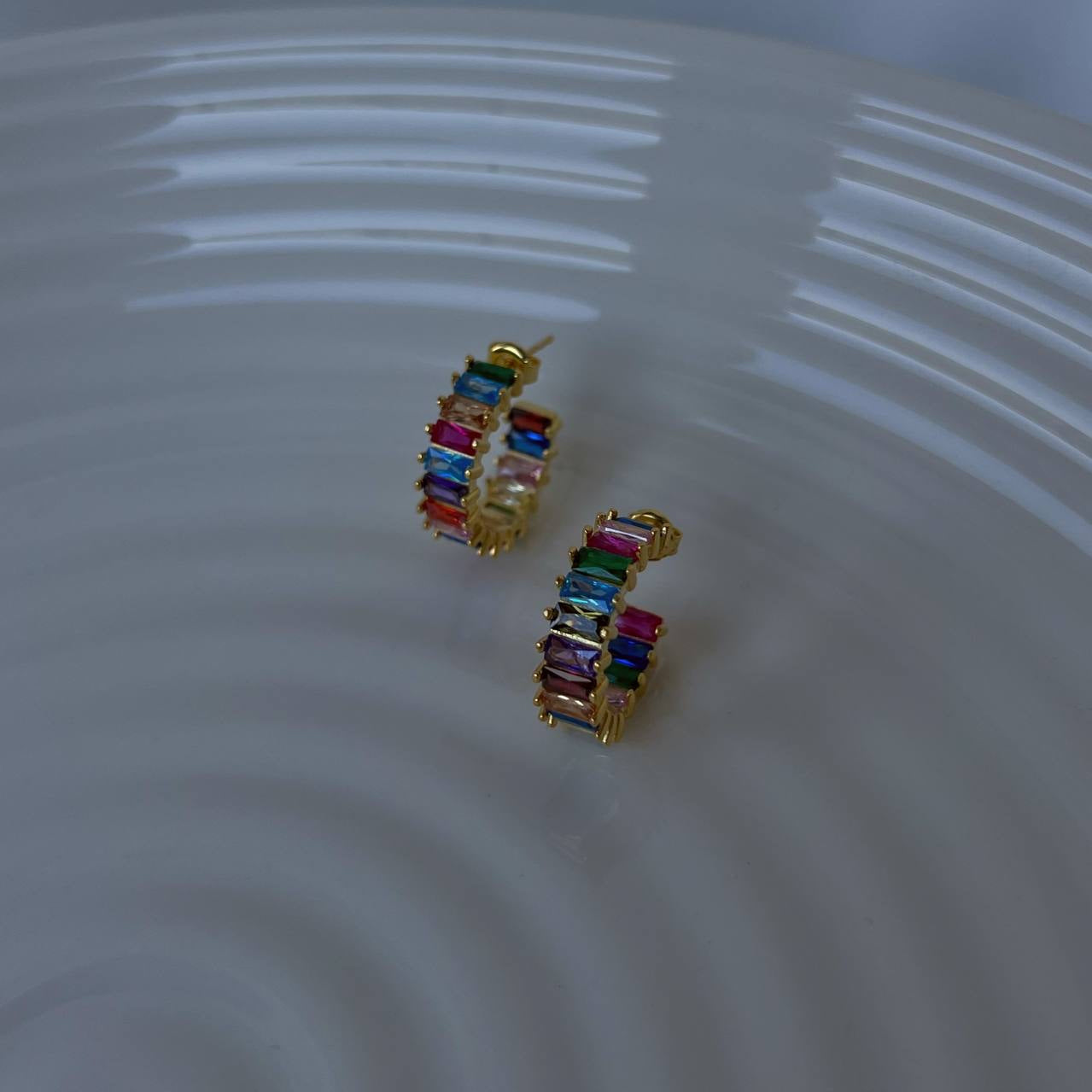 Colorfull Creolen Ohrring (6994351194157)