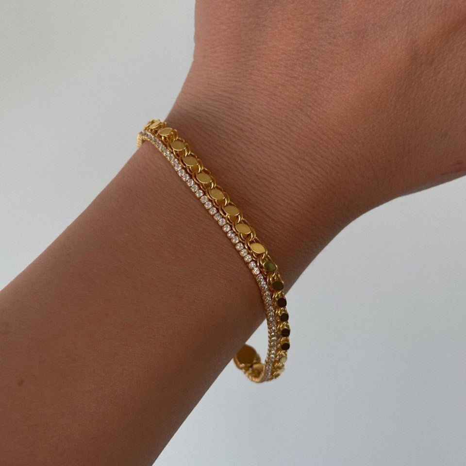 BARLEY X ICED OUT-ARMBAND | 925 SILVER