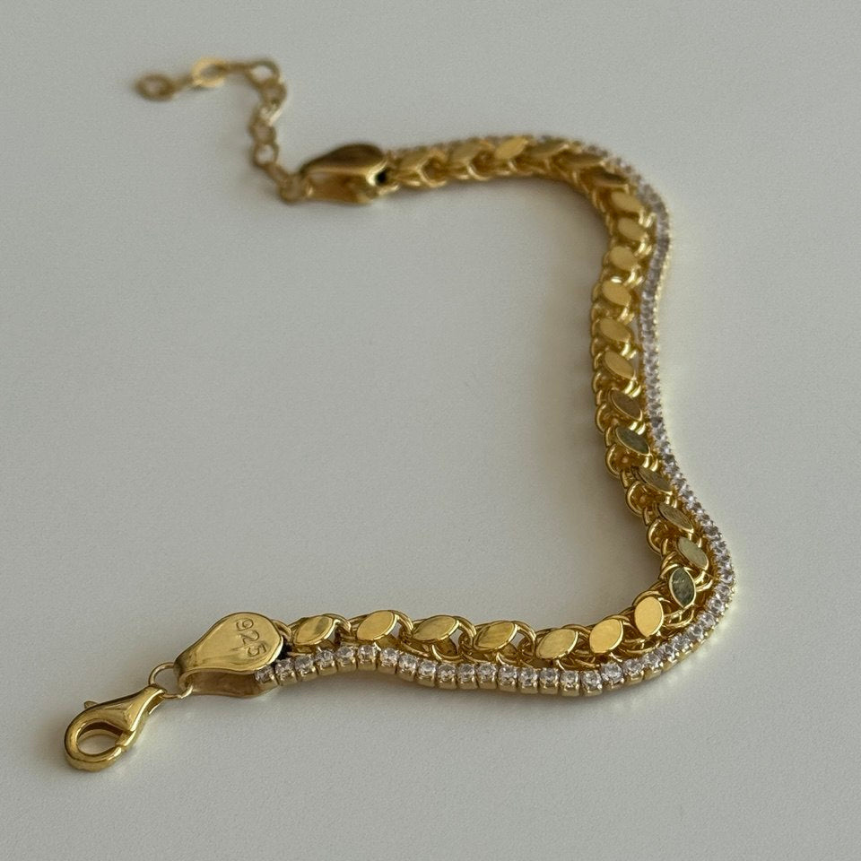 BARLEY X ICED OUT-ARMBAND | 925 SILVER