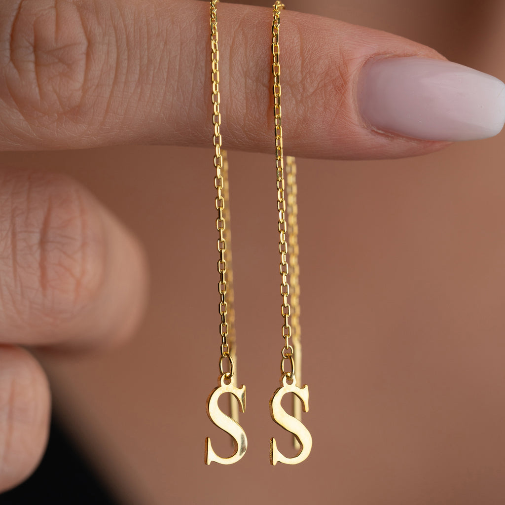 GRUNDBREV ÖRHÄNGEN | 925 SILVER