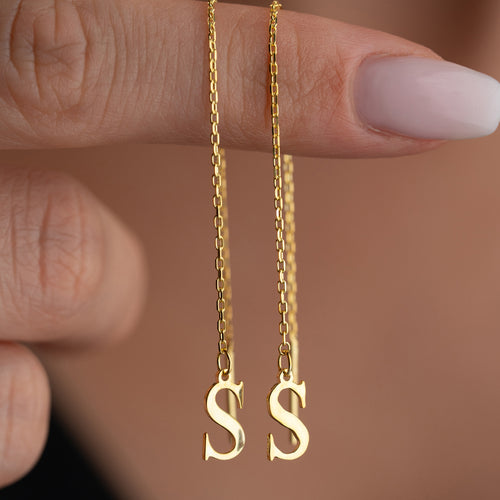 GRUNDBREV ÖRHÄNGEN | 925 SILVER