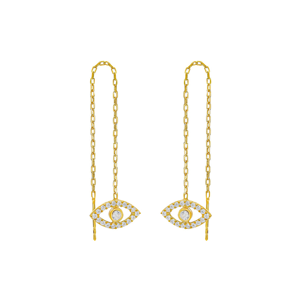 ZIRCONIA ÖGONÖRHÄNGEN | 925 SILVER