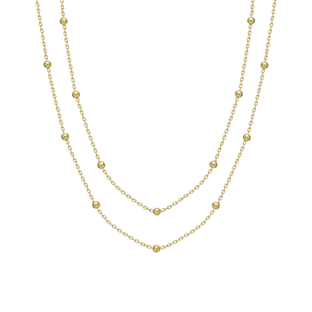 DUBBEL VINTAGE KRAGE | 925 SILVER