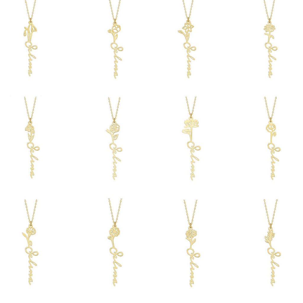 Personalisierte Geburtsblumen (8101649187118)