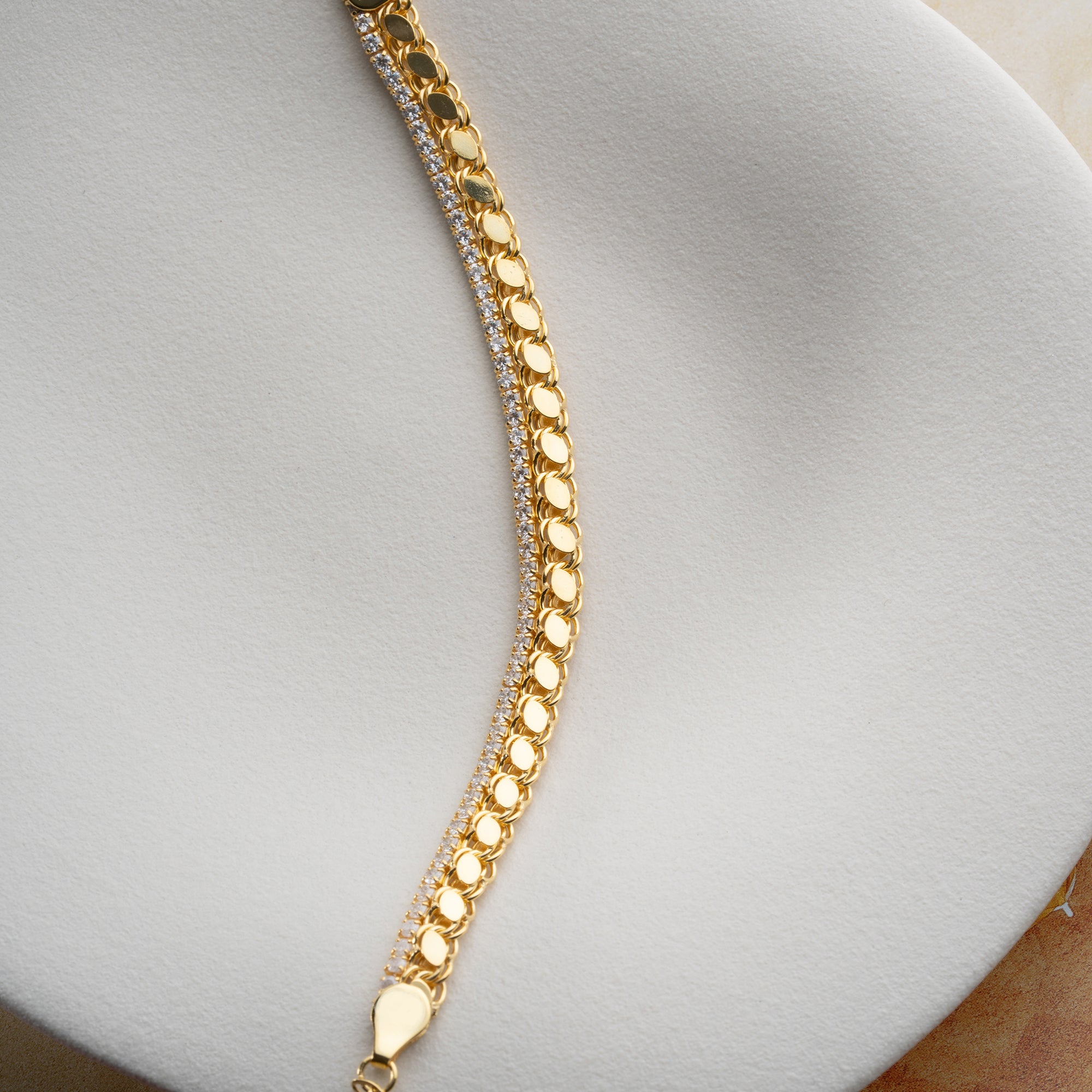 BARLEY X ICED OUT-ARMBAND | 925 SILVER