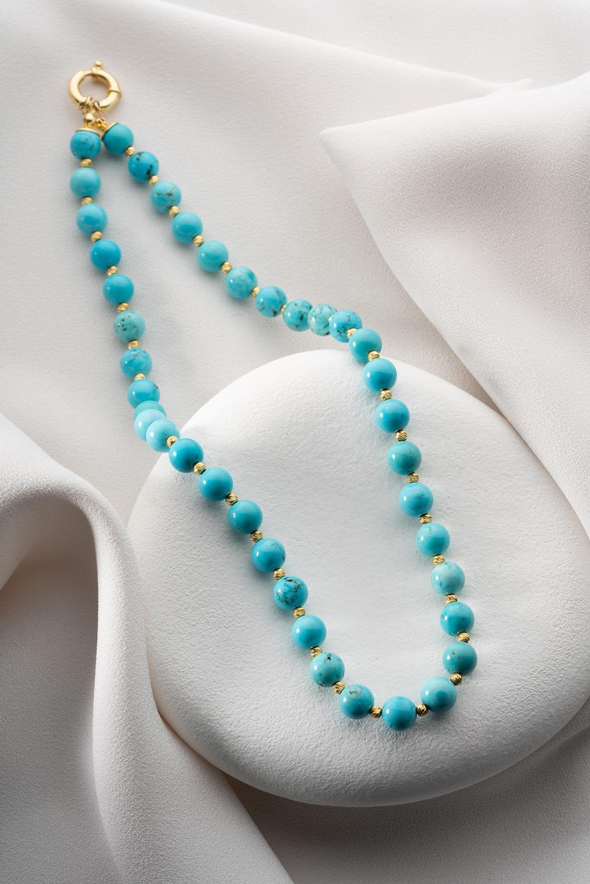 FIRUZE DORIKA 8MM KEDJA | 925 SILVER