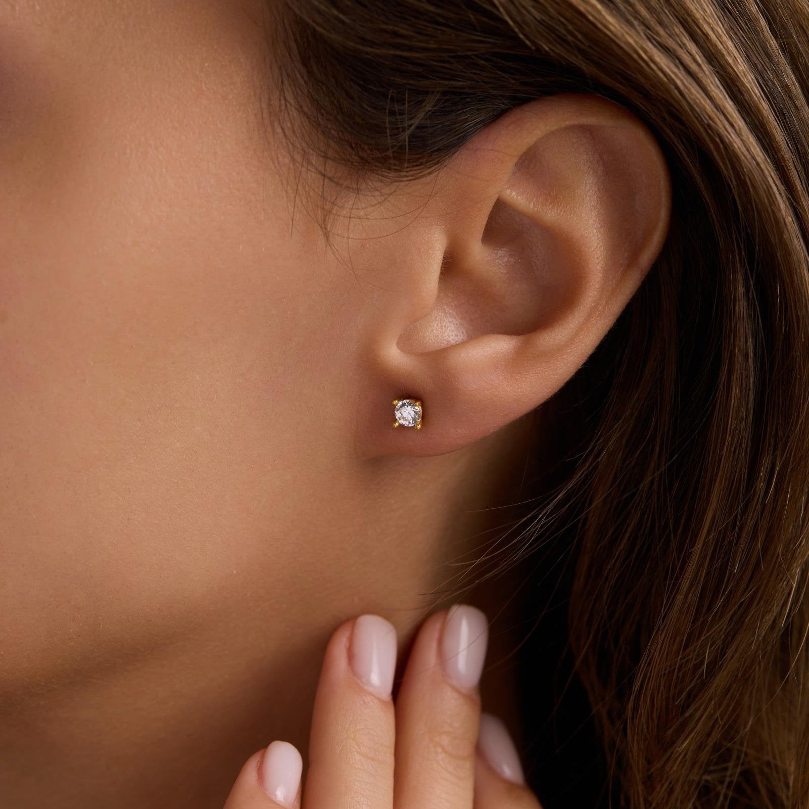 ZAO 4MM ÖGONHÄNGNING | 925 SILVER