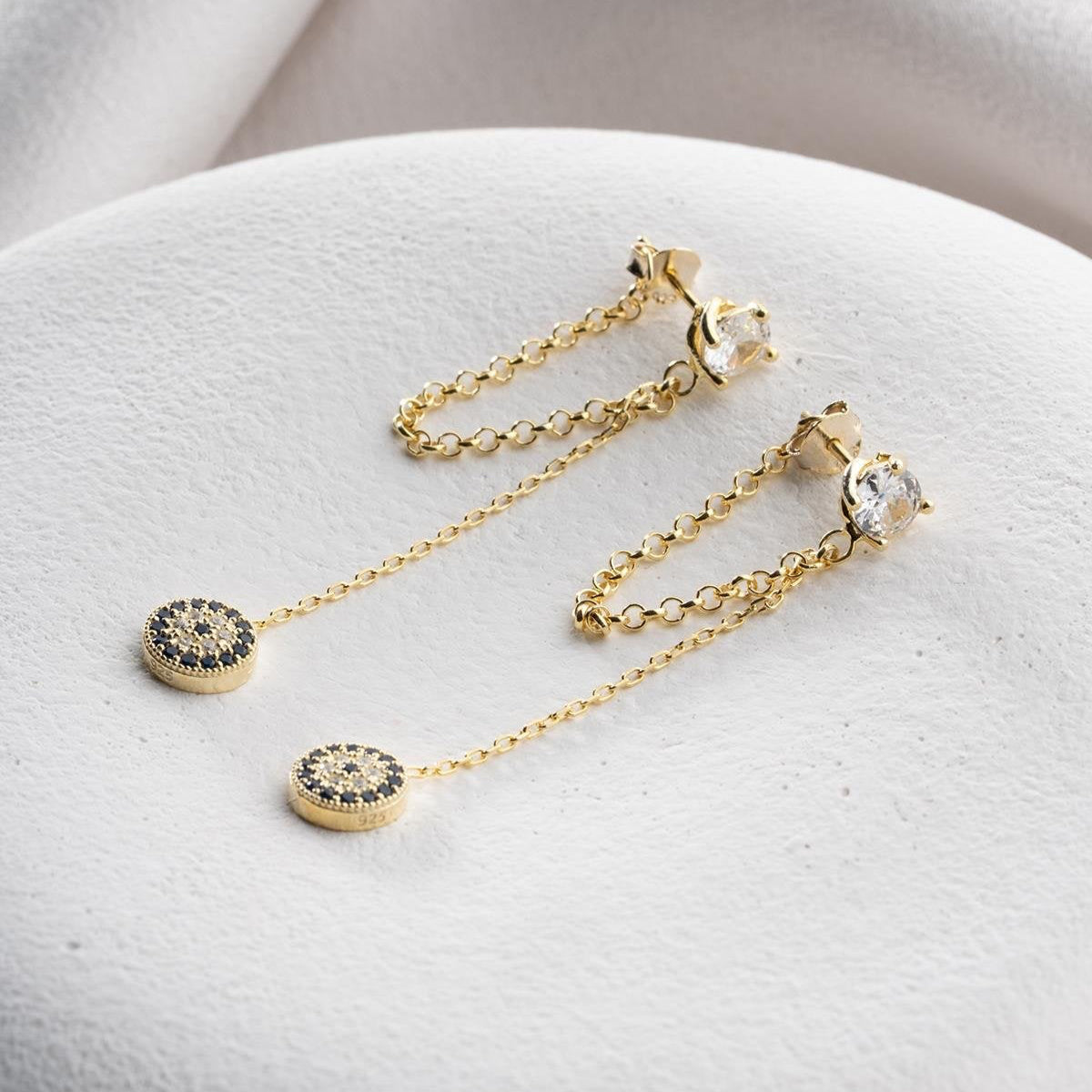 LUNA NAZAR ÖRHÄNGEN | 925 SILVER