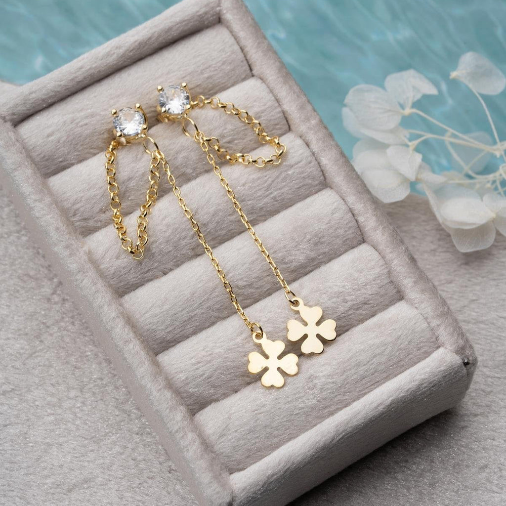 LUNA KLEE MODELL II ÖRHÄNGEN | 925 SILVER