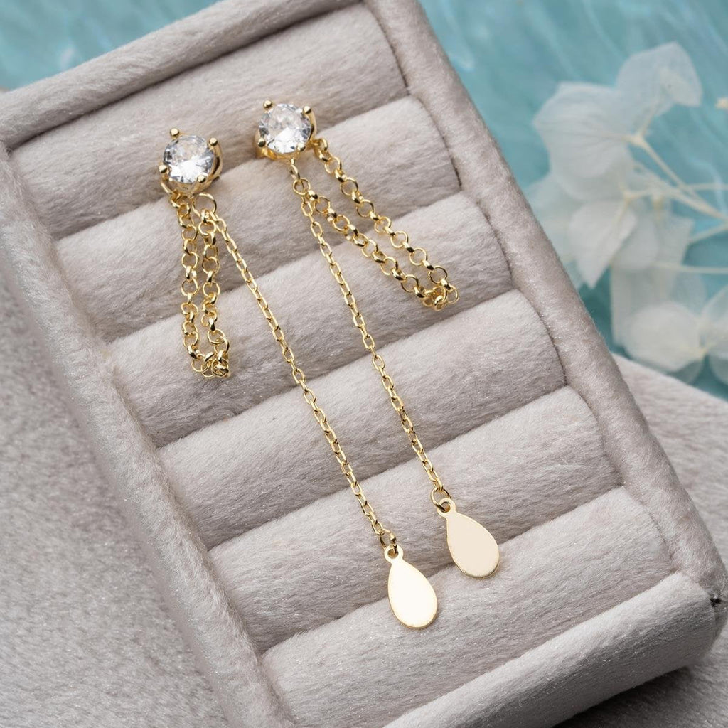 LUNA DROP MODELL II ÖGONHÄNGNING | 925 SILVER