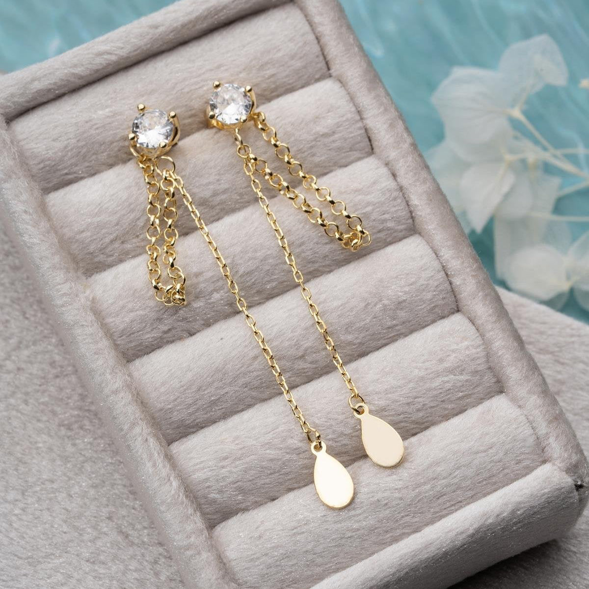 LUNA DROP MODELL II ÖGONHÄNGNING | 925 SILVER