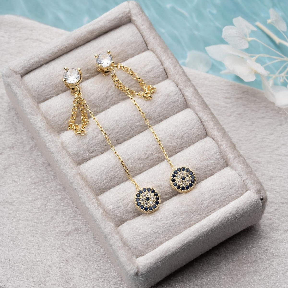 LUNA NAZAR ÖRHÄNGEN | 925 SILVER